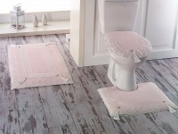 Bathroom mat and Toilet cover